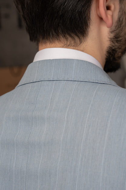BLUE LINED DOBETTI SUIT