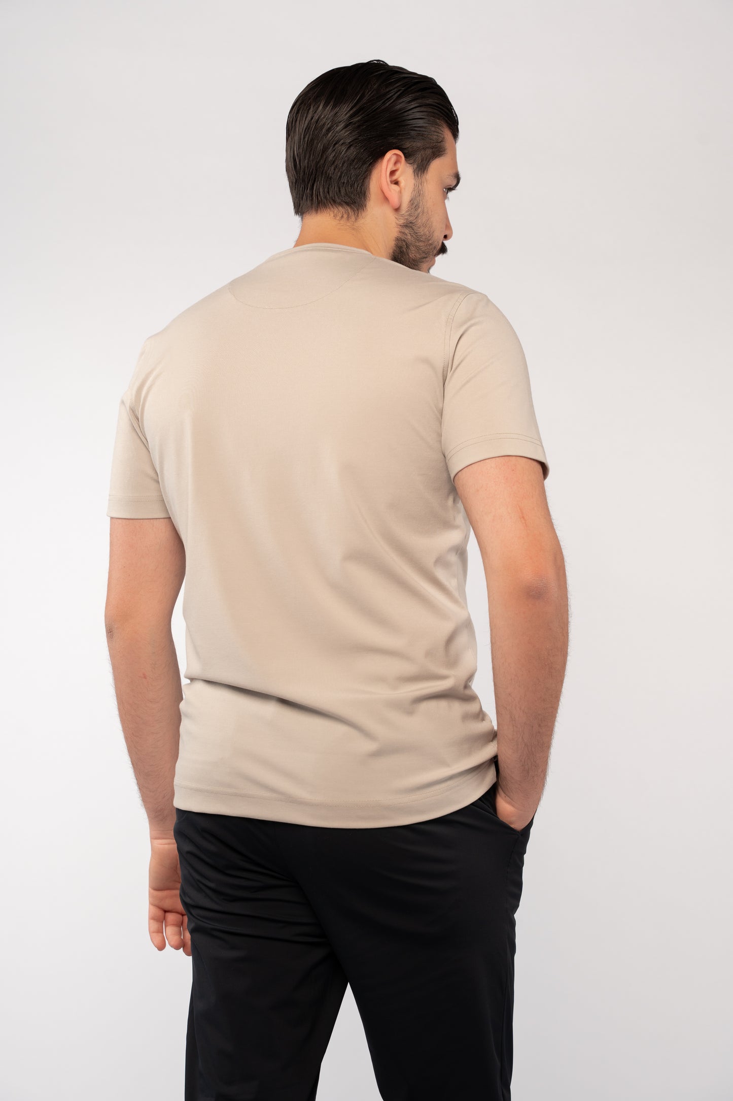 LIGHT BEIGE CASUAL TSHIRT