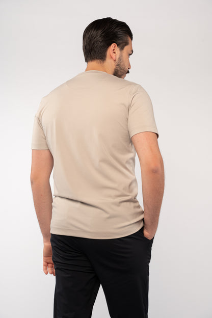 LIGHT BEIGE CASUAL TSHIRT