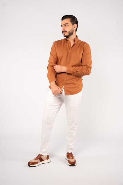 SANDSTONE LINEN SHIRT