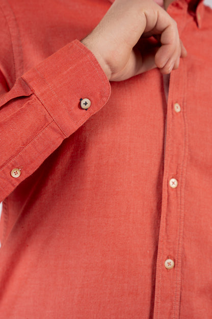 BRICK OXFORD SHIRT