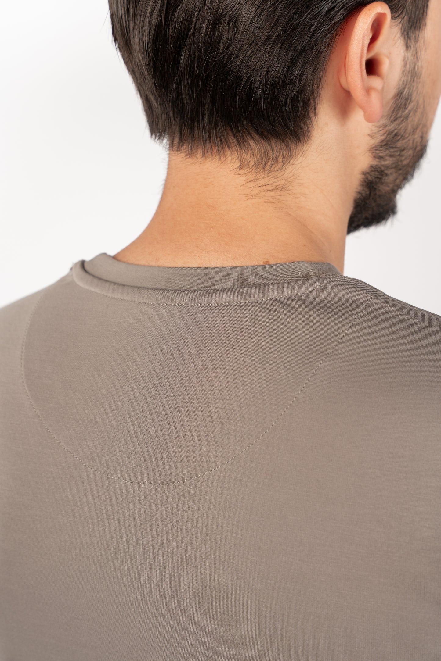 GREY CASUAL RAYON TSHIRT