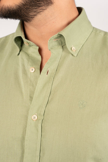 MINT LINEN SHIRT