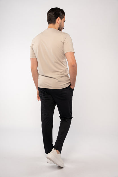 LIGHT BEIGE CASUAL TSHIRT
