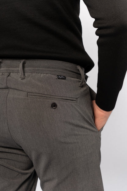 GREY CASUAL TAILORED PANT