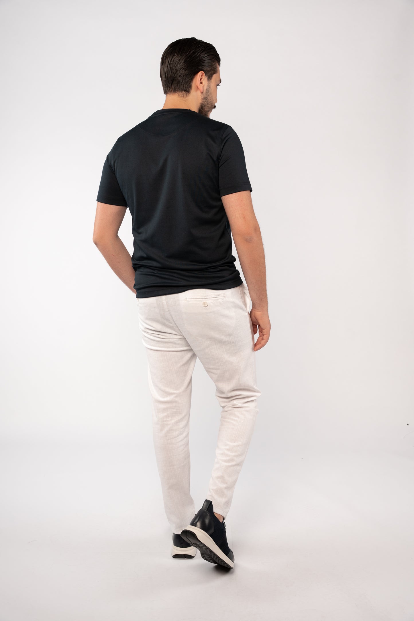 NAVY MERCERIZED TSHIRT