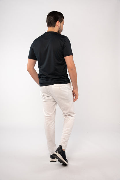 NAVY MERCERIZED TSHIRT