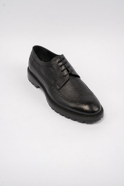 BLACK BROGUE SHOE