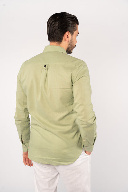 MINT LINEN SHIRT