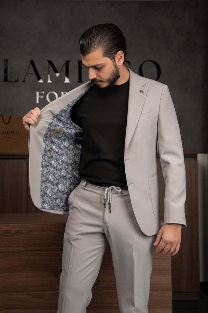 GREY TRAVEL SUIT