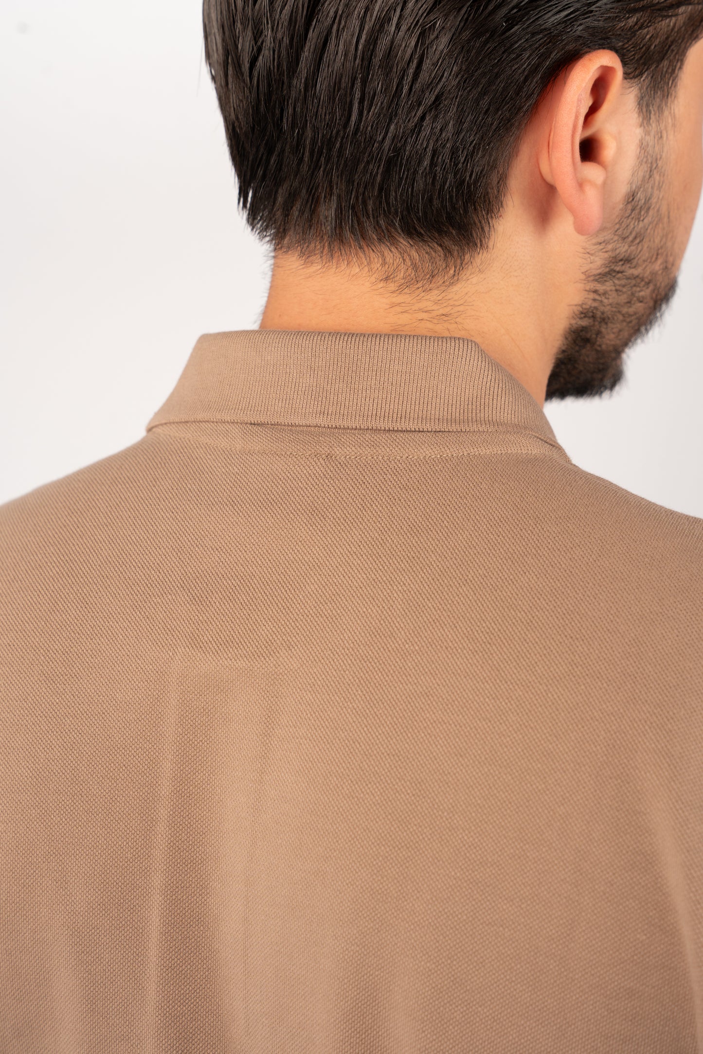 MOCHA CASUAL BUTTON POLO
