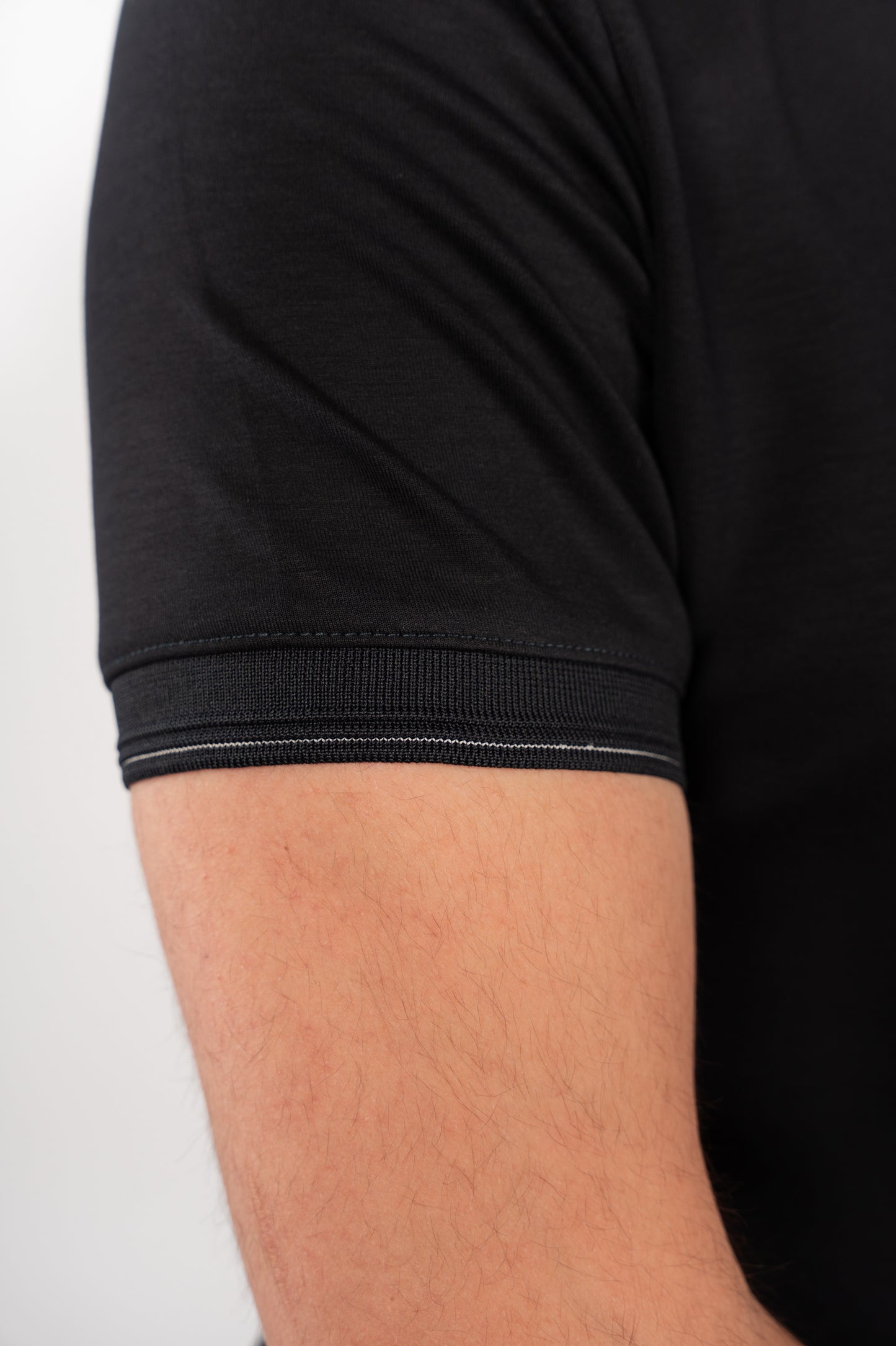 NAVY CASUAL VNECK POLO