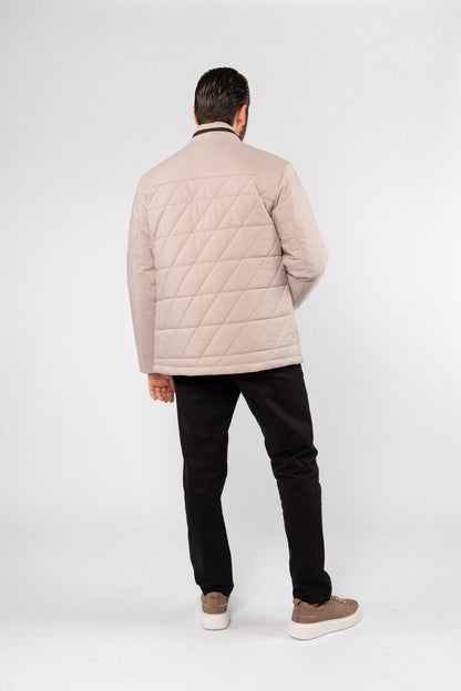 BEIGE PARKA JACKET