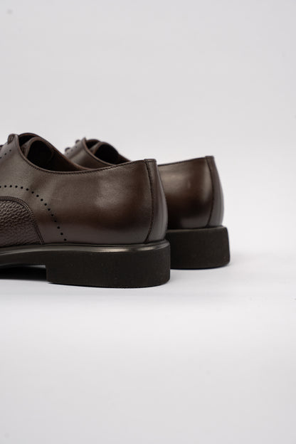 BROWN PREMIUM DERBY SHOE