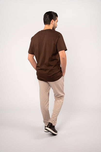 MOCHA DISCOVER THICK RELAXED TSHIRT