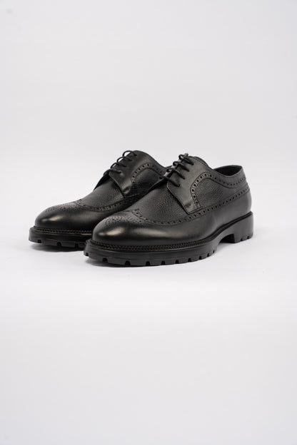 BLACK BROGUE SHOE
