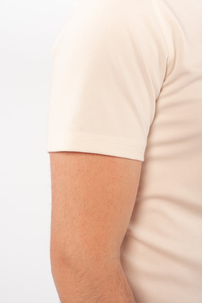 BEIGE TIMELESS MERCERIZED TSHIRT