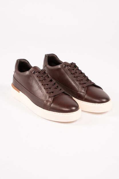 BROWN CREAM SOLE SNEAKER