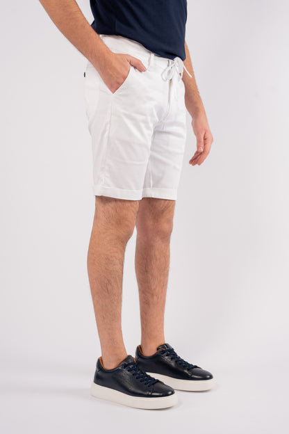 WHITE CASUAL SHORT