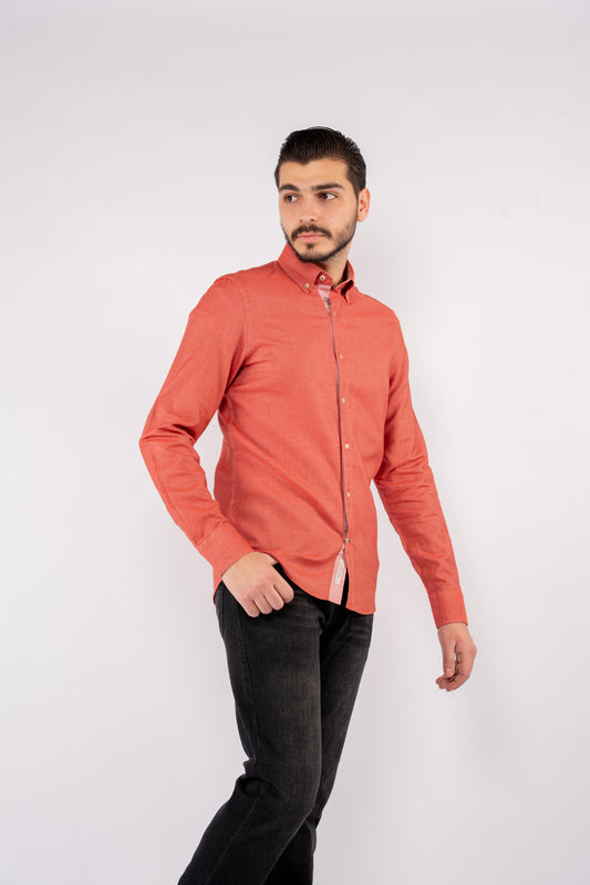 BRICK OXFORD SHIRT