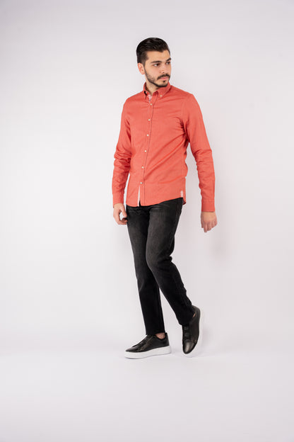 BRICK OXFORD SHIRT