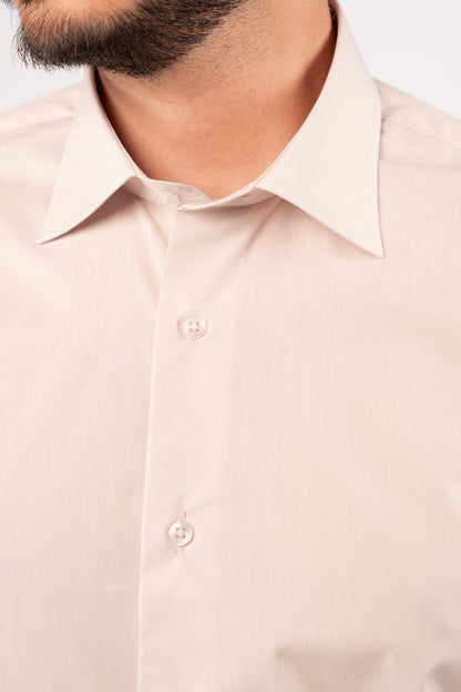 BEIGE CLASSIC SHIRT 60% COTTON