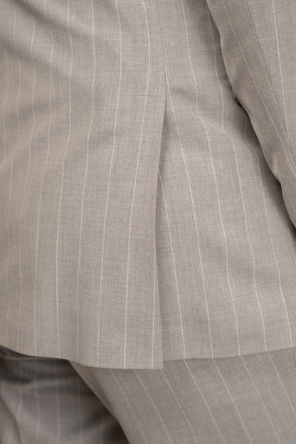 GREY LINED DOBETTI SUIT