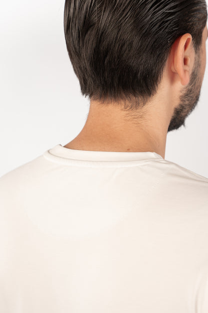 WHITE CASUAL RATON TSHIRT