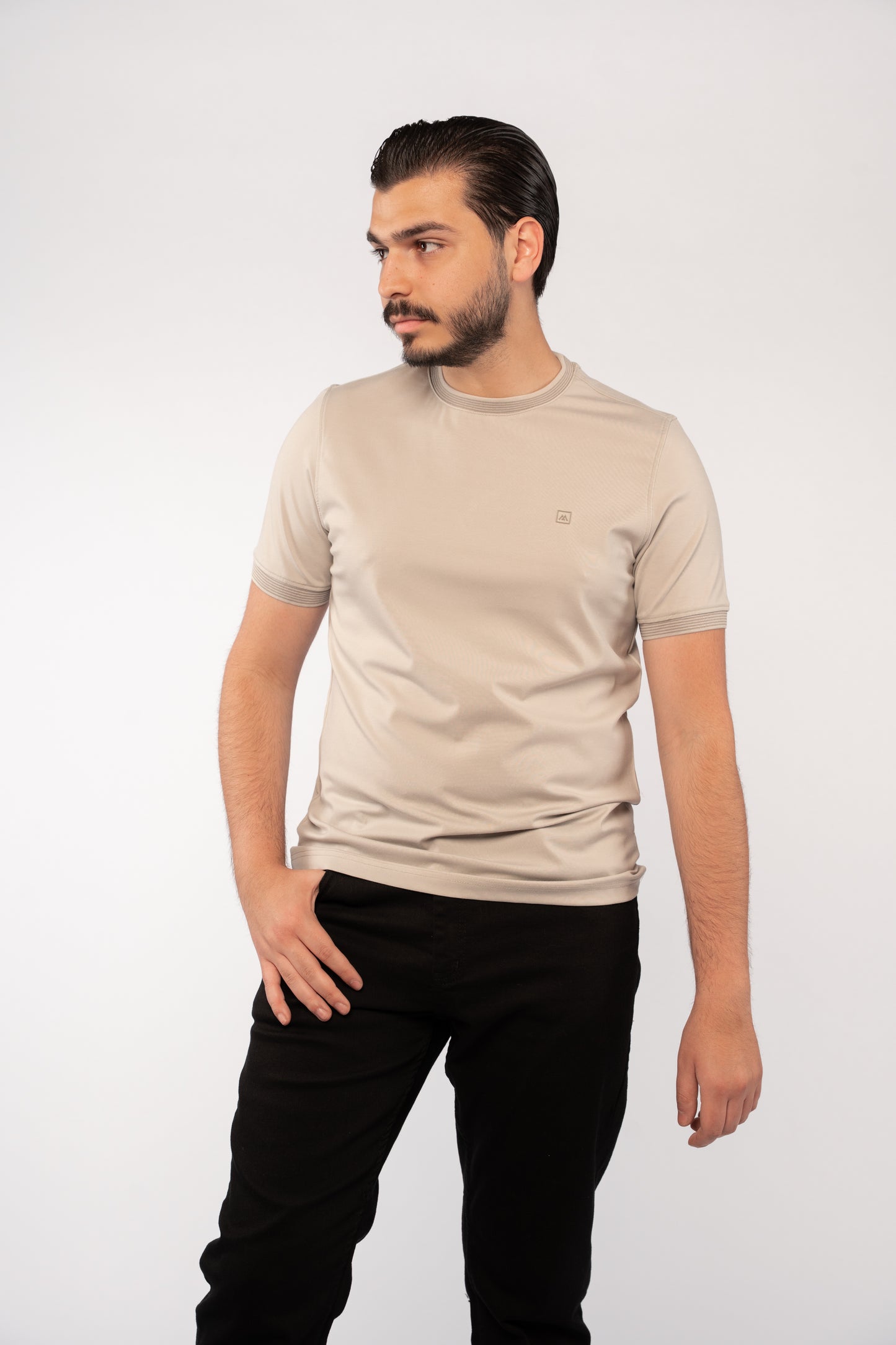 SAND BEIGE RELAXED TSHIRT