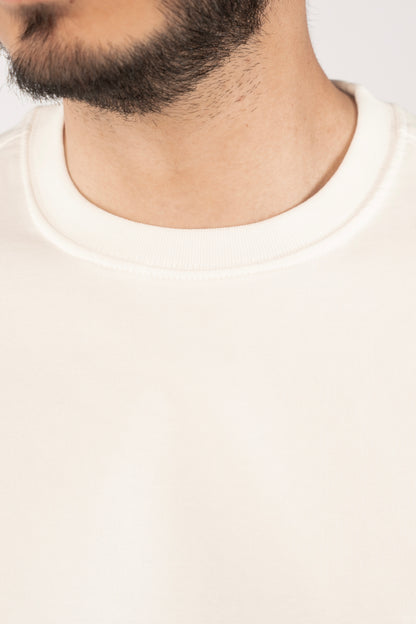 WHITE THICK TSHIRT