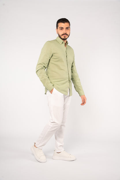 MINT LINEN SHIRT