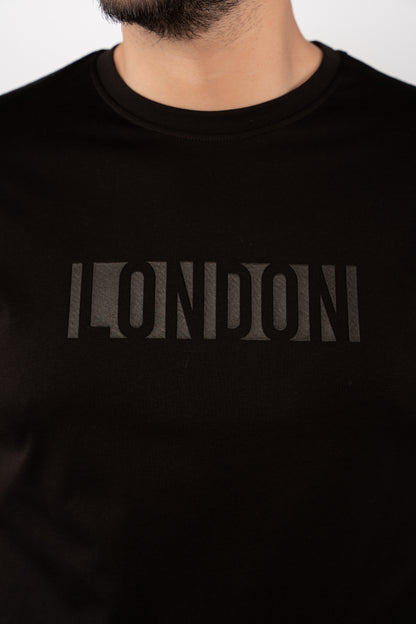 BLACK LONDON TSHIRT