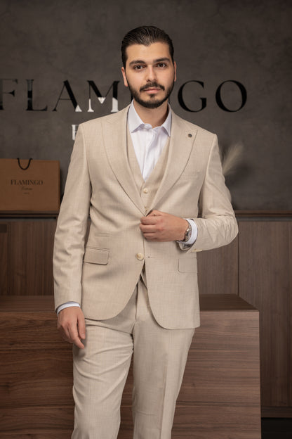 BEIGE TIMELESS SUIT
