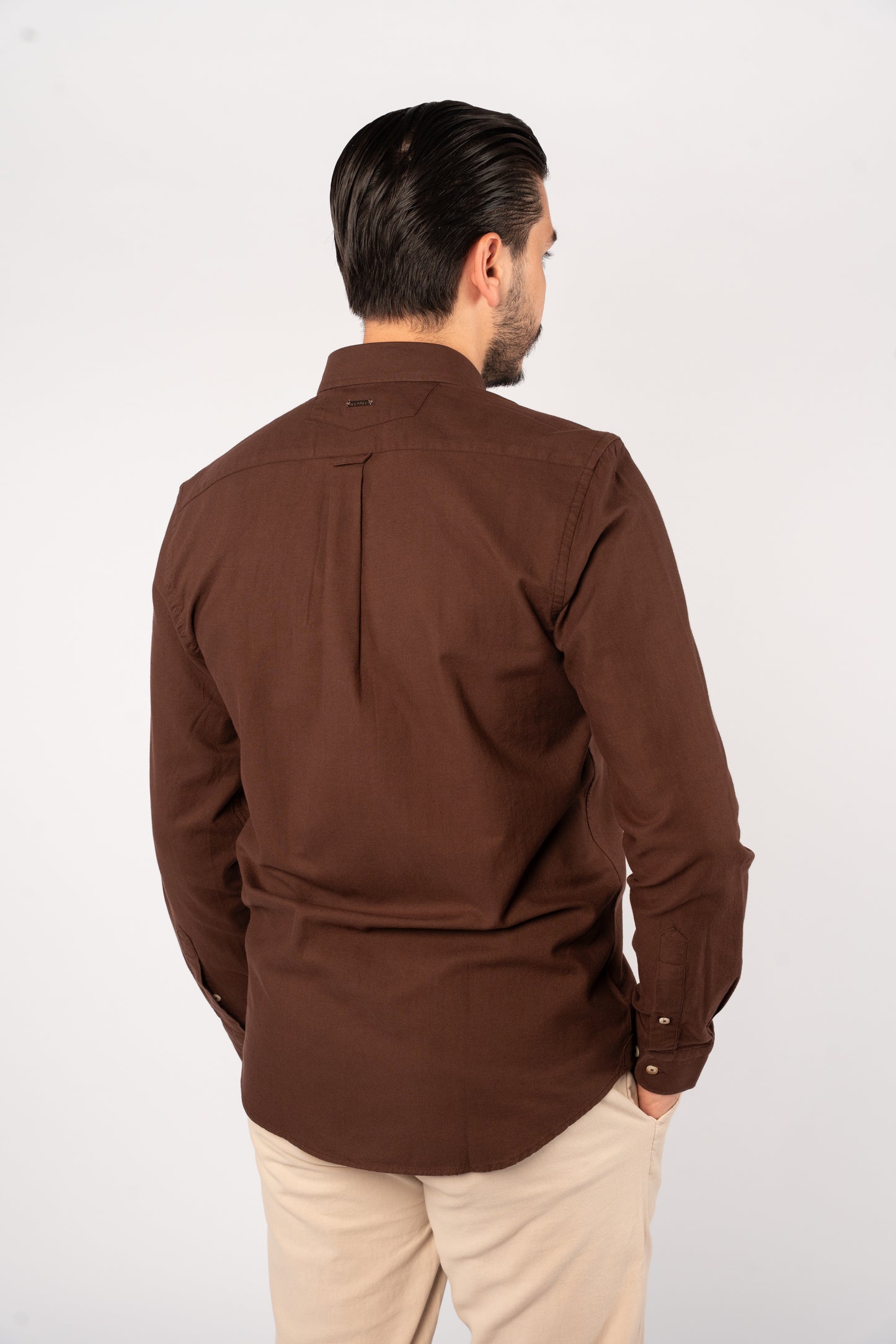 BROWN OXFORD SHIRT