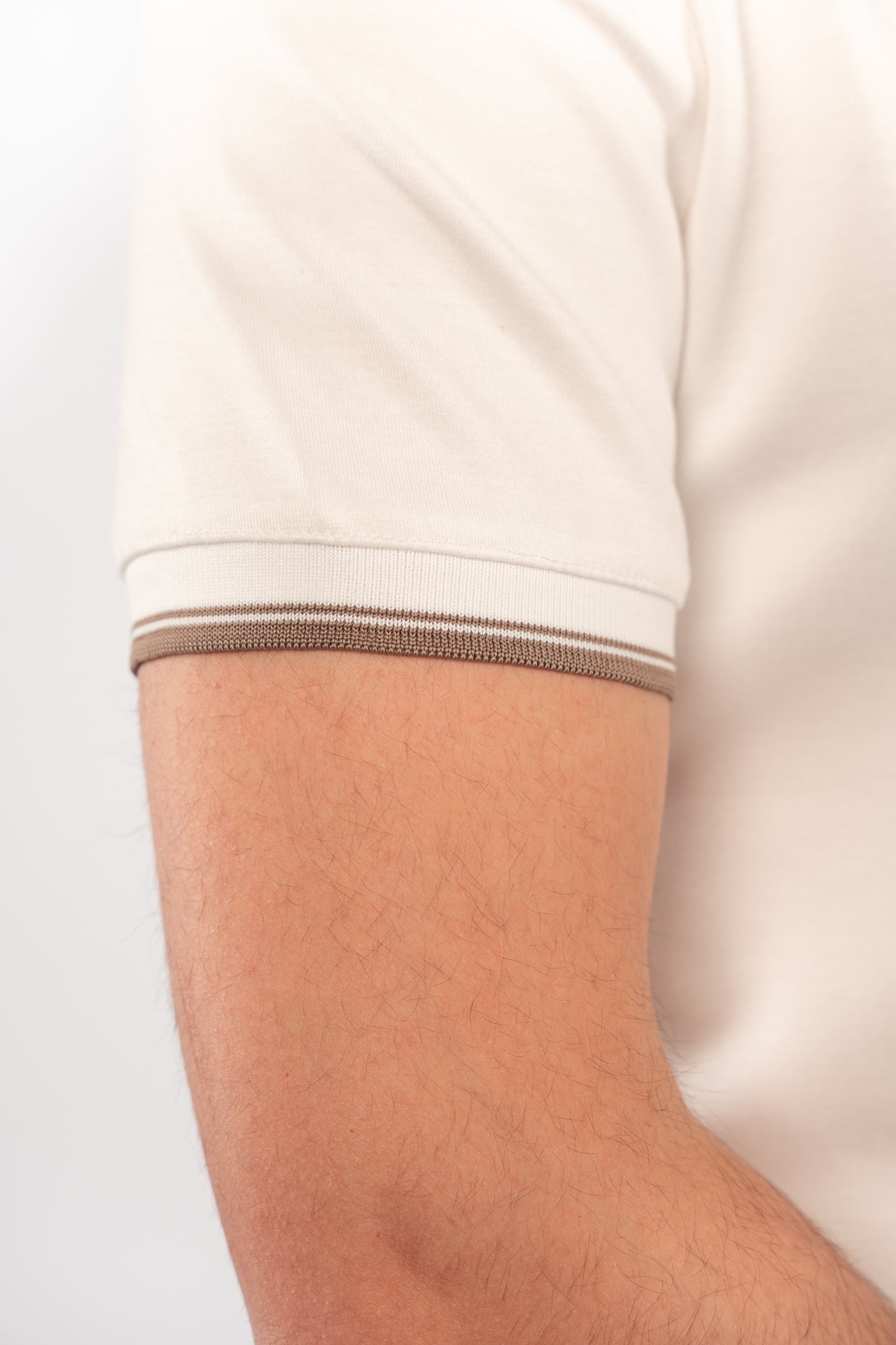 WHITE CLIP BUTTON POLO