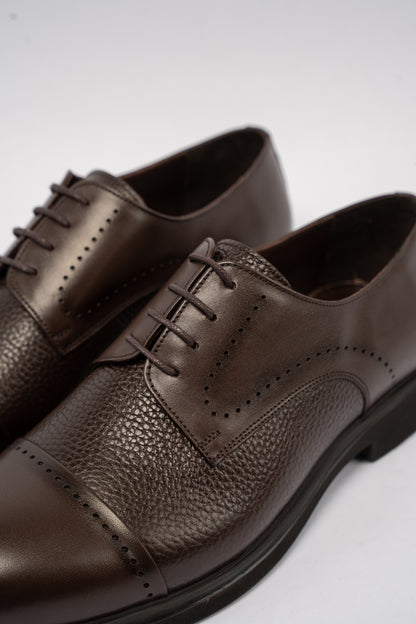 BROWN PREMIUM DERBY SHOE