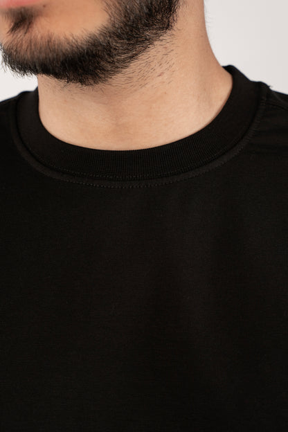 BLACK MINIMAL EAGLE TSHIRT