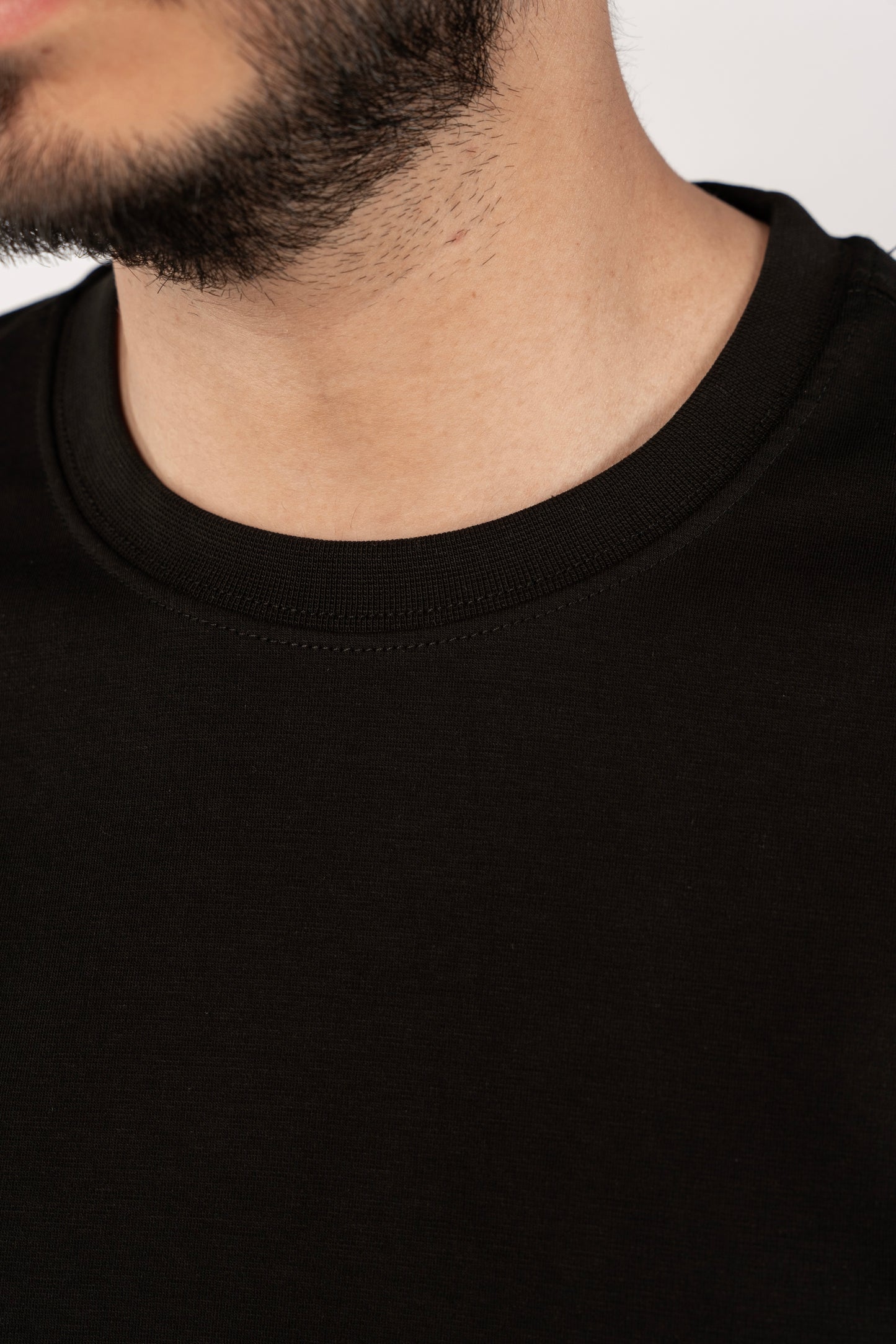 BLACK THICK TSHIRT