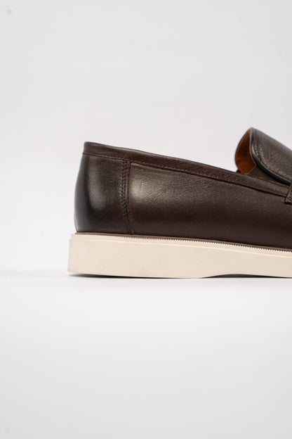 BROWN CASUAL PENNY LOAFER