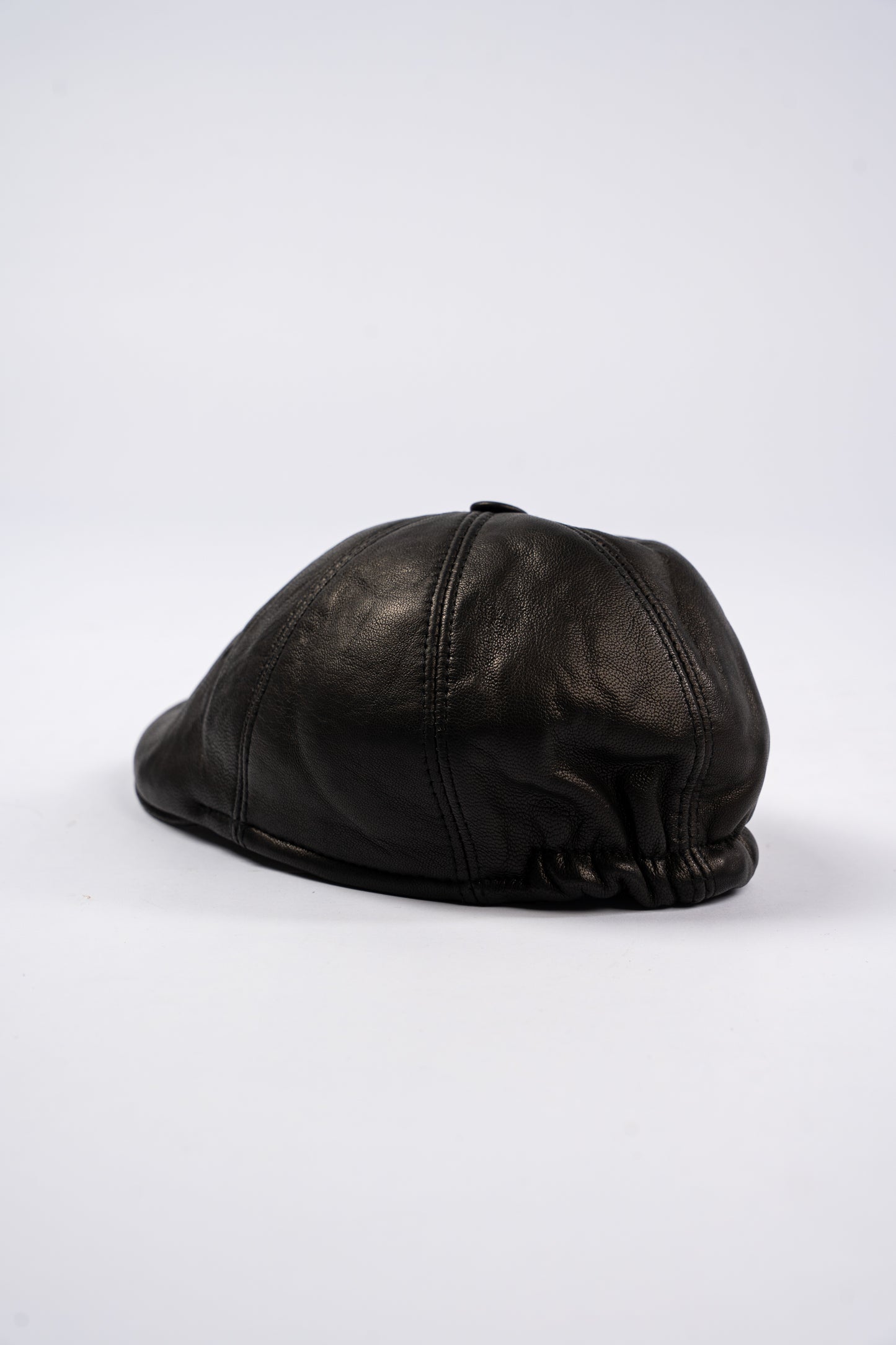 BLACK LEATHER HAT