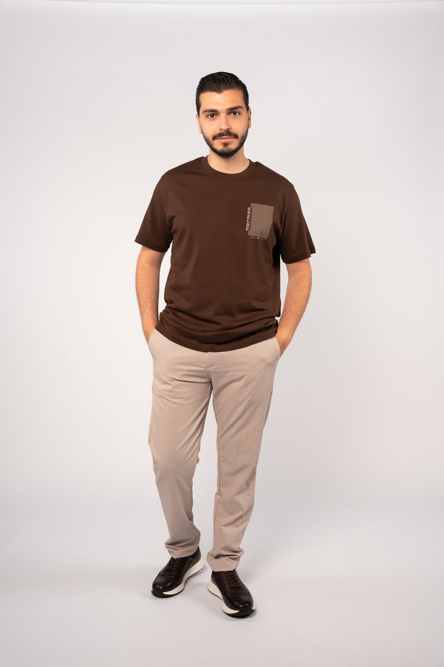 MOCHA DISCOVER THICK RELAXED TSHIRT