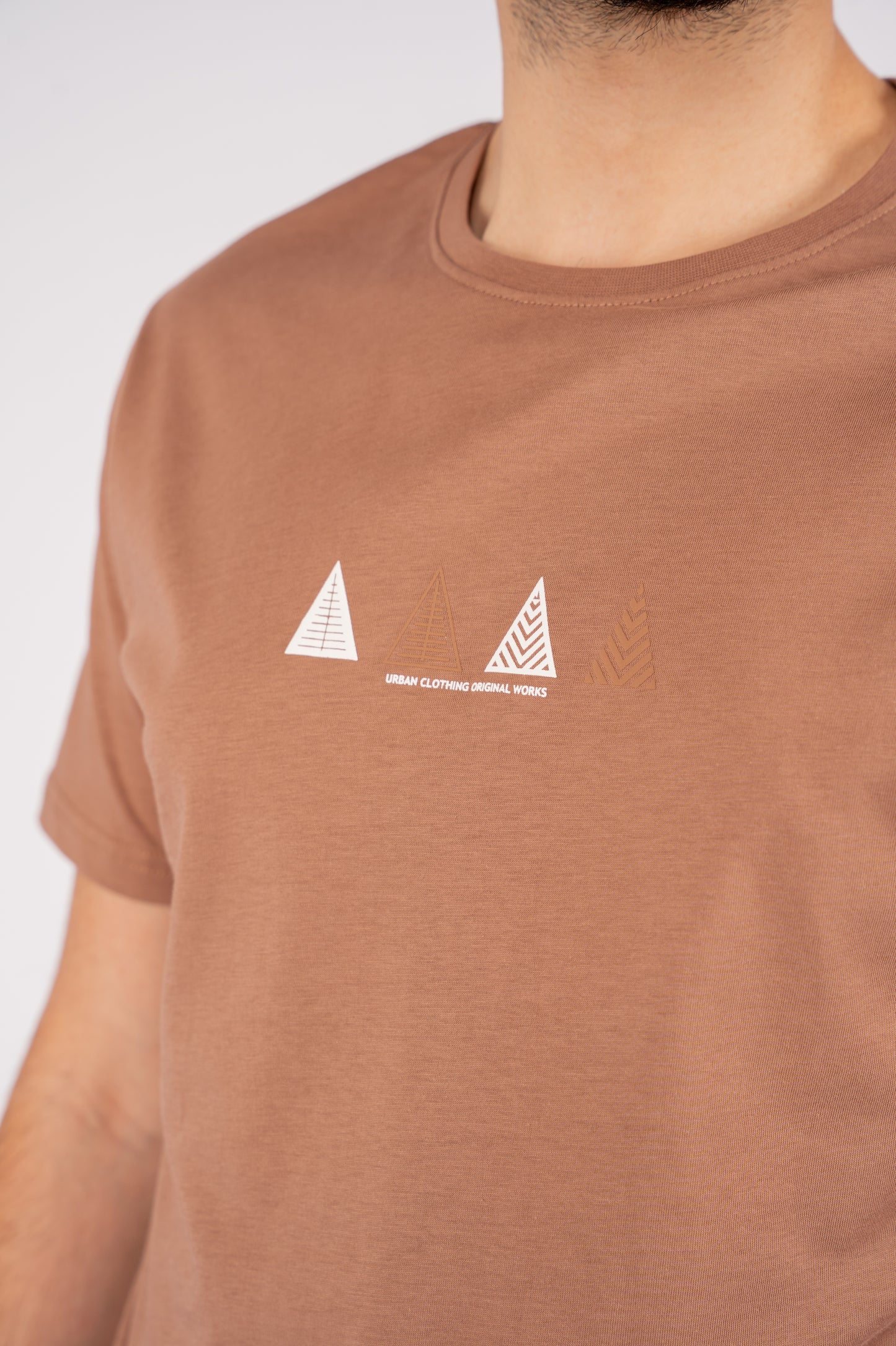 MOCHA TRIANGLES TSHIRT