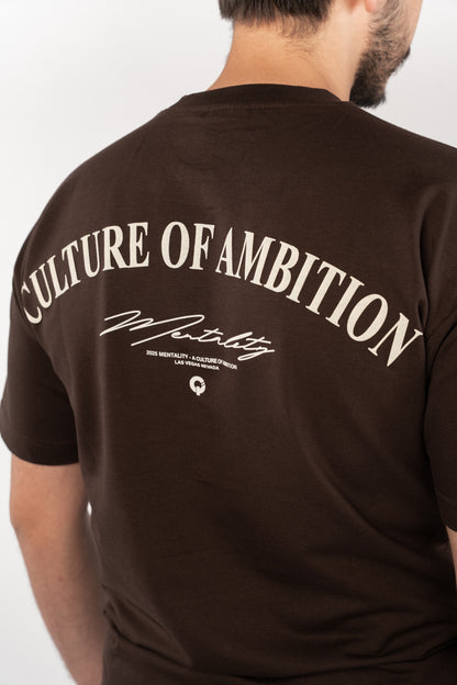 BROWN MENTALITY RELAXED TSHIRT