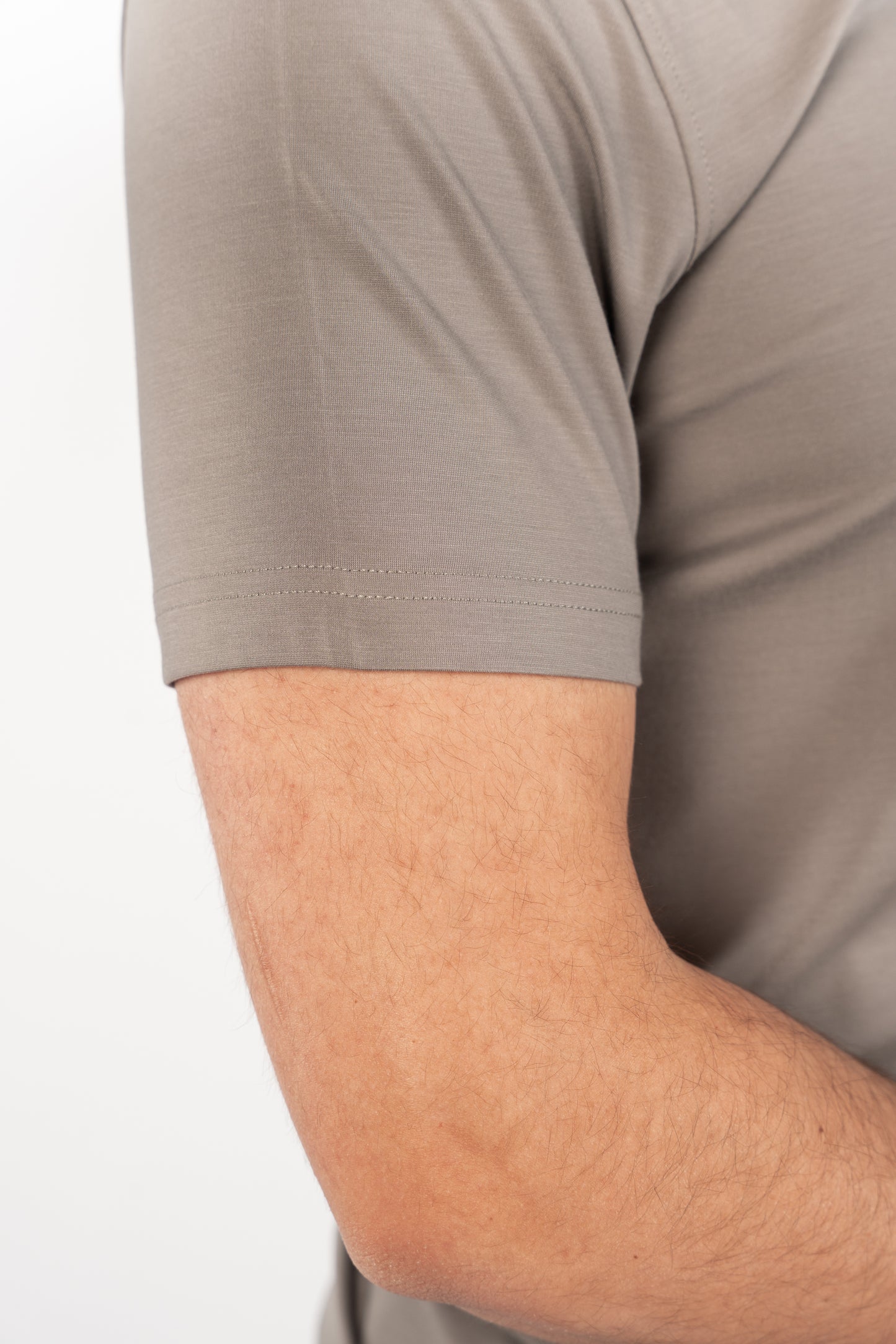 GREY CASUAL RAYON TSHIRT