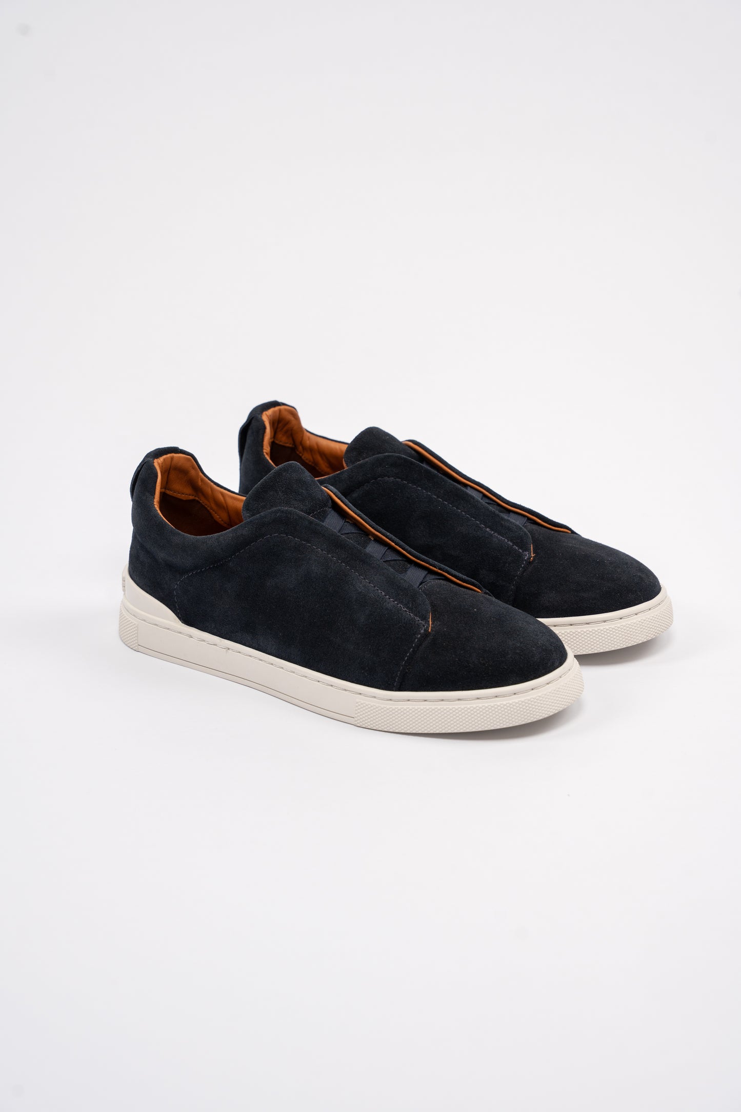 NAVY TRIPLE X ELASTIC SNEAKER