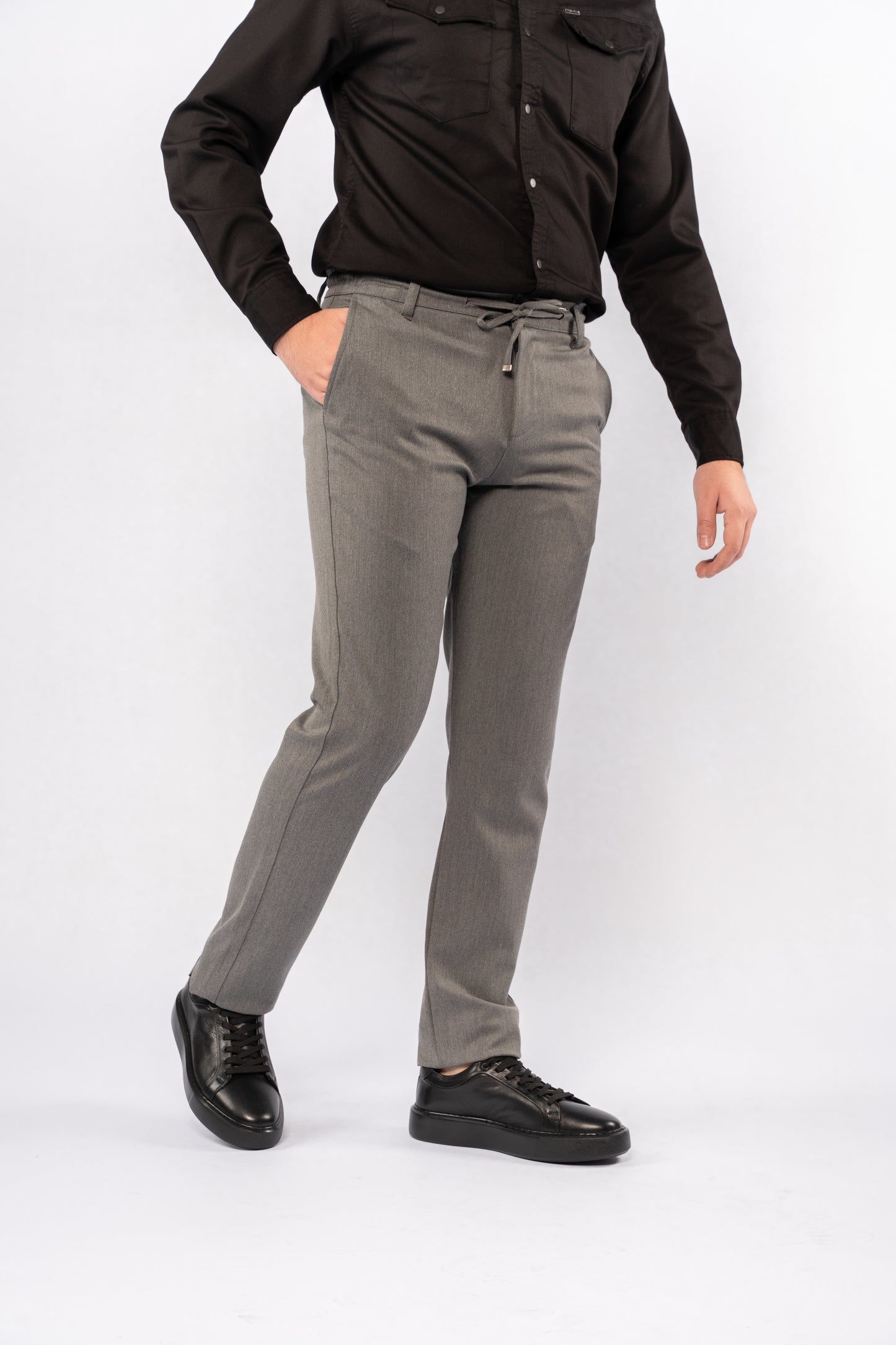 GREY CASUAL JOGER