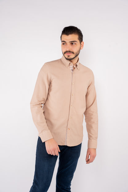 BEIGE OXFORD SHIRT
