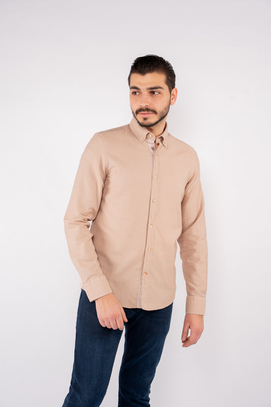 BEIGE OXFORD SHIRT