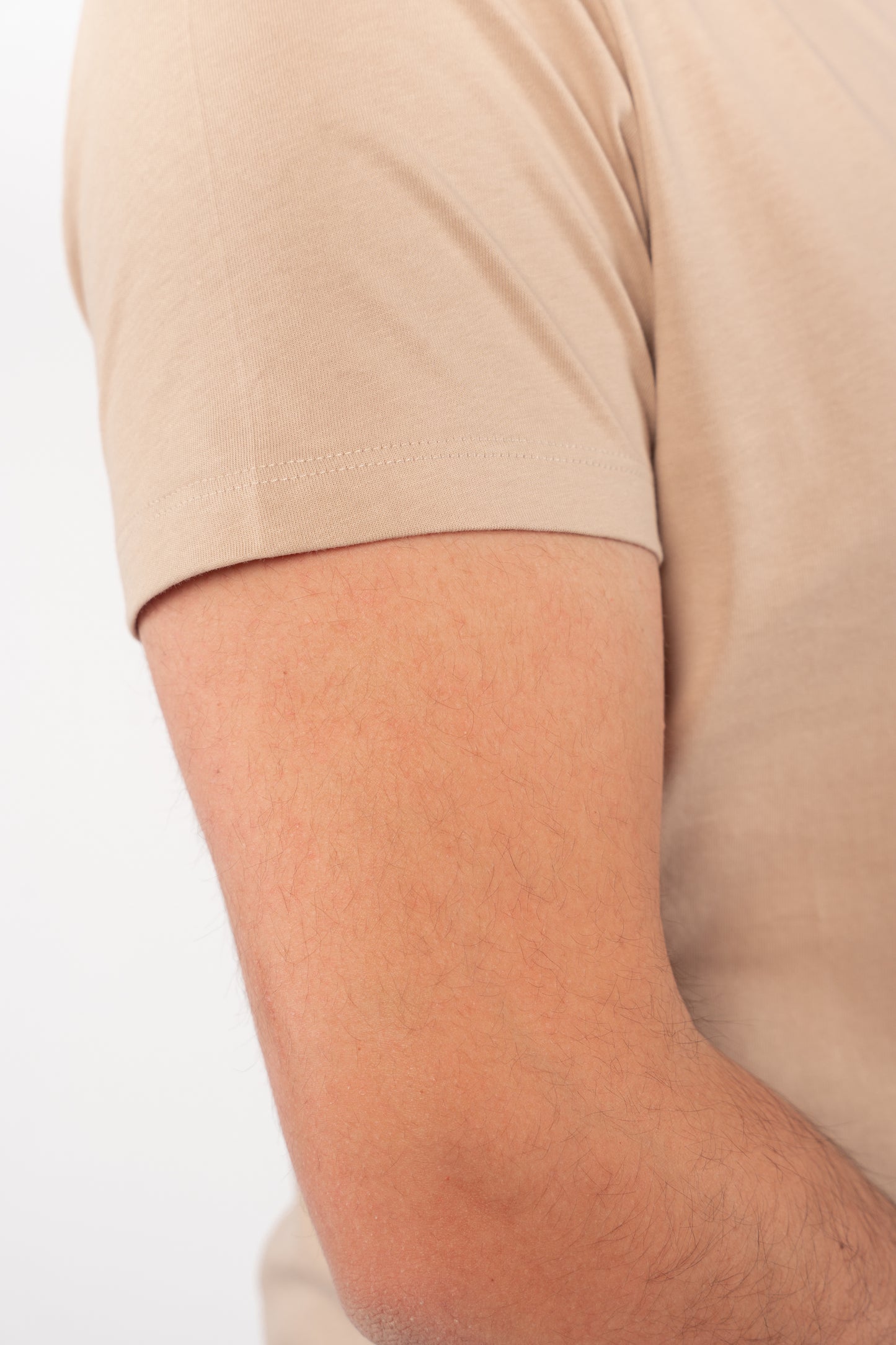 BEIGE LEAF TSHIRT