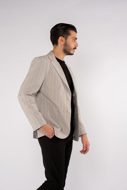 GREY LINED BLAZER
